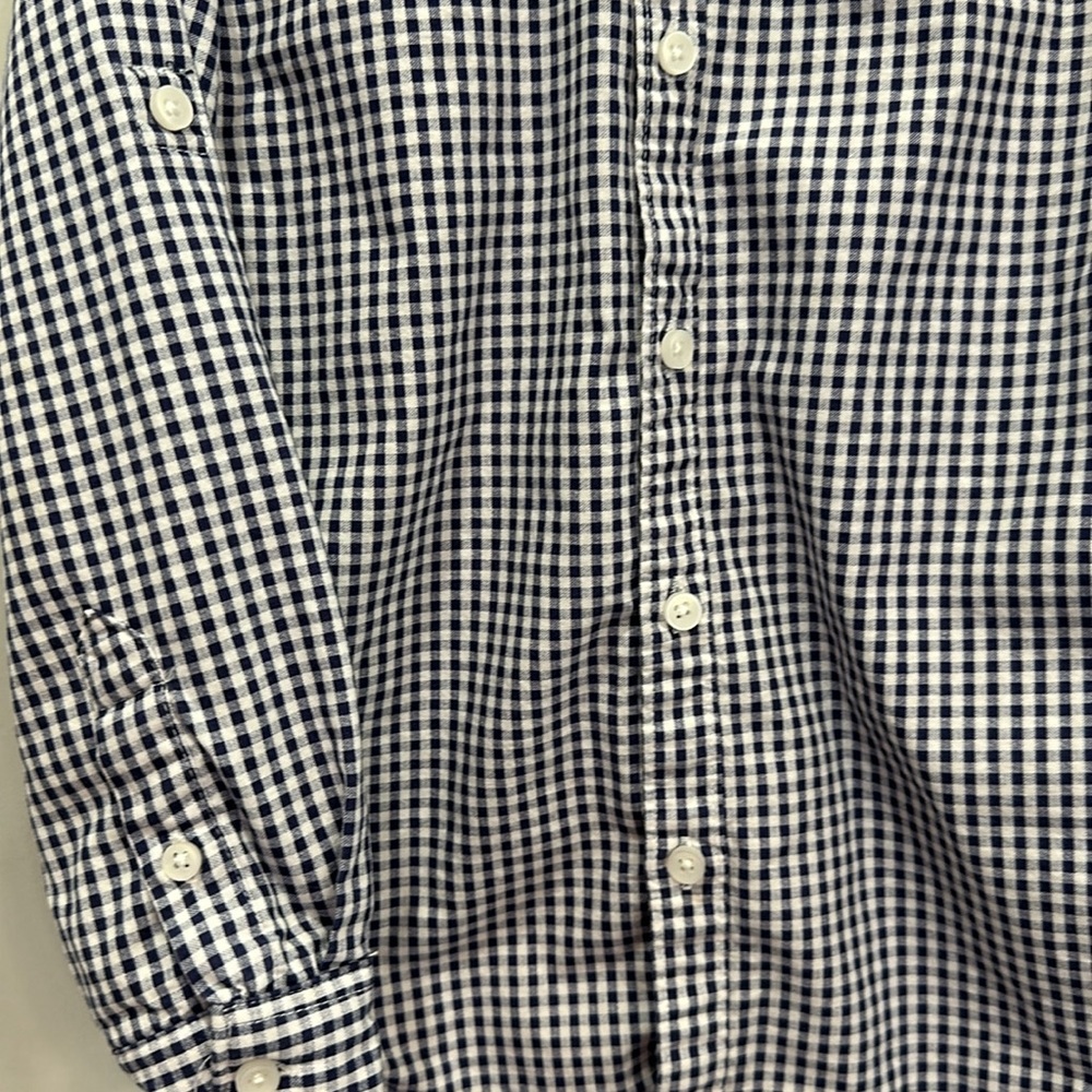 Denim and Flower Boys Button Down Shirt Size 5/6 - Picture 3 of 8
